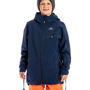 Akova Elevated Kids Boys Hardshell Outdoor Winter Ski Jacket Blue Size 5